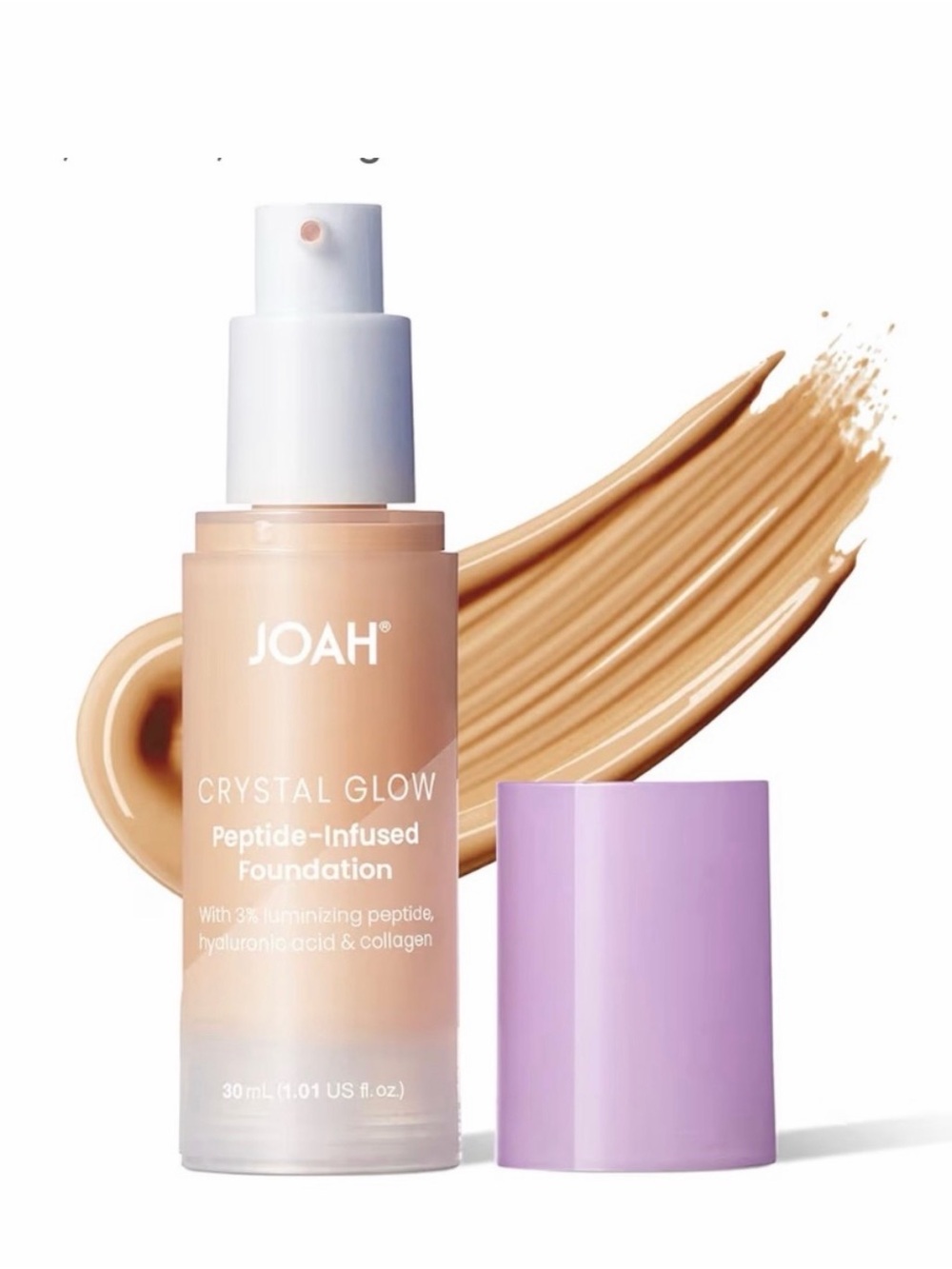 JOAH Crystal Glow Peptide-Infused Foundation Fair Light Cool Undertones FC050